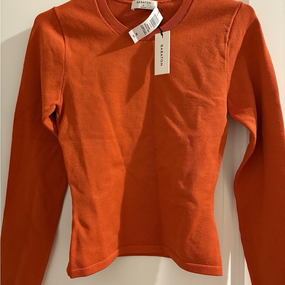Artizia Orange Long Sleeve Top